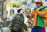 Масленичные развлечения на сцене в ЖК Мечта